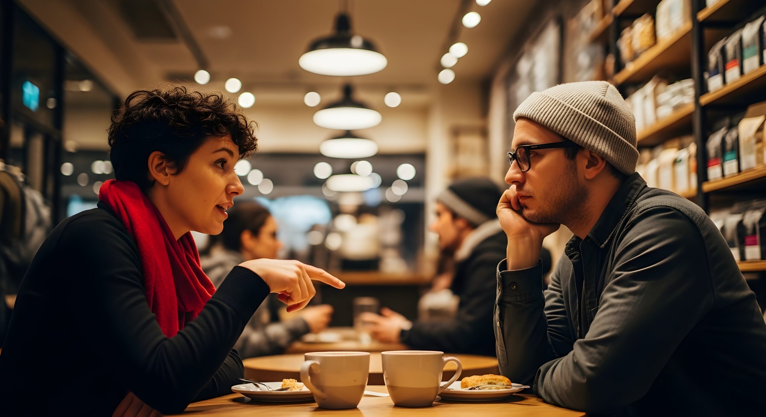 Tense conversation